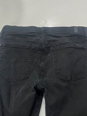 7 For All Mankind Charcoal Gwenevere Denim Jeans